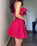 Red Halter Dress