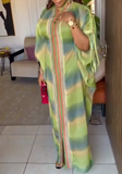 Green Loose Swoosh Dress