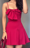 Red Halter Dress