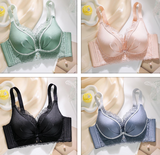 Deep V Lace Small Breasts Gathered Breathable Without Steel Ring High Side Collection Comfortable Thin Bra Bra Bra