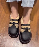 Winter Cotton Small Leather Shoes