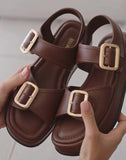 Brown Soft Sole Sandals