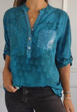 Glitter Pocket Print Shirt