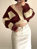 Sweater Cardigan Vest Two Piece Set