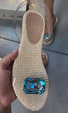 Blue Diamond Sandals