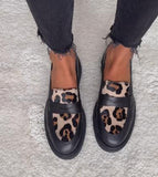 Leopard Print Flat Pumps