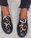 Leopard Print Flat Pumps