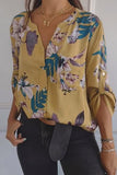 Multicolor Printed V-Neck Shirt