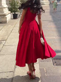 Red Holder Elegant Dress