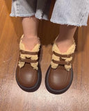 Winter Cotton Small Leather Shoes