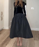 Velvet Patchwork Elegant Dress