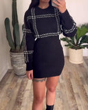 Sweater Short Skirt Two Piece Set