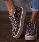 Leopard Print Flat Shoes